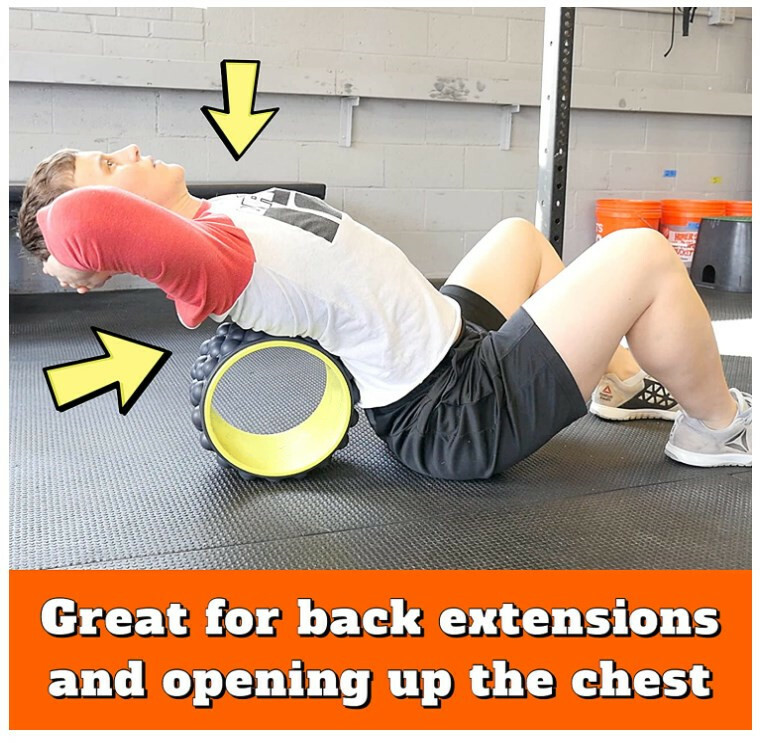 Foam Roller Back Roller Wheel Set Of With Yoga Blocks U2013 - Main Image