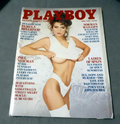 Playboy April 1983 Christina Ferguson Nude Pamela Bellwood Paul Newman Al McGuir