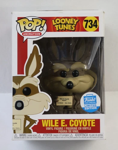 Funko Pop! Looney Toones WILE E COYOTE #734 Limited Edition, VAULTED & RARE