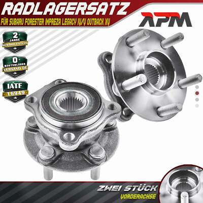 2x Radnabe Radlagersatz Vorne mite ABS-Sensor für Subaru Forester Impreza Legacy