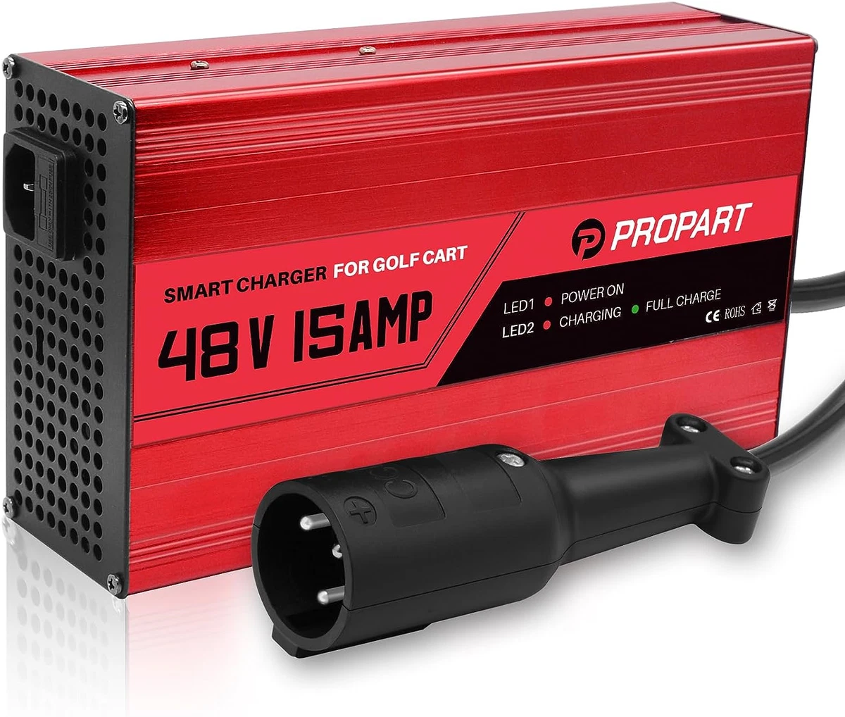 FORM 15 AMP Club Car Battery Charger For 48 Volt Golf Carts, 46 OFF