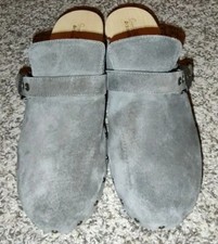 Dr. Scholl's Original Clog Suede Slip On Mules Comfort Casual US 8M UK 5 EU 38