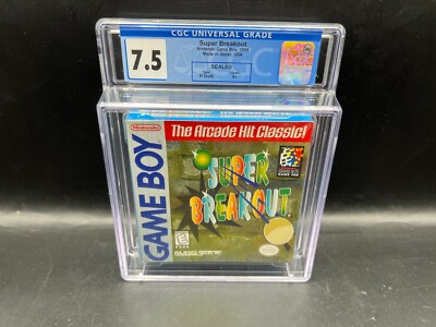Super Breakout Nintendo Game Boy CGC 7.5 A+ FACTORY SEALED RARE WATA VGA