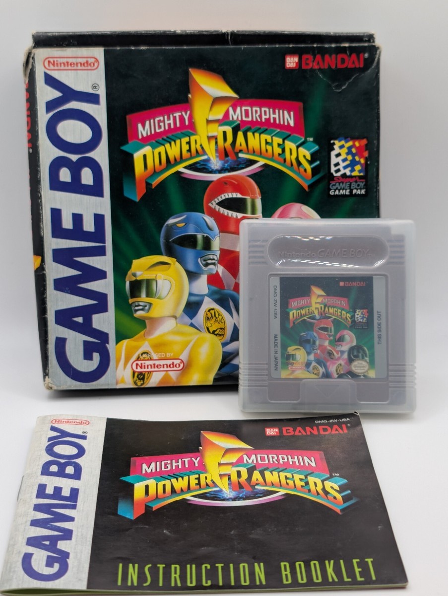 マイティモーフィン パワーレンジャース ザムービー ゲームボーイ 動作