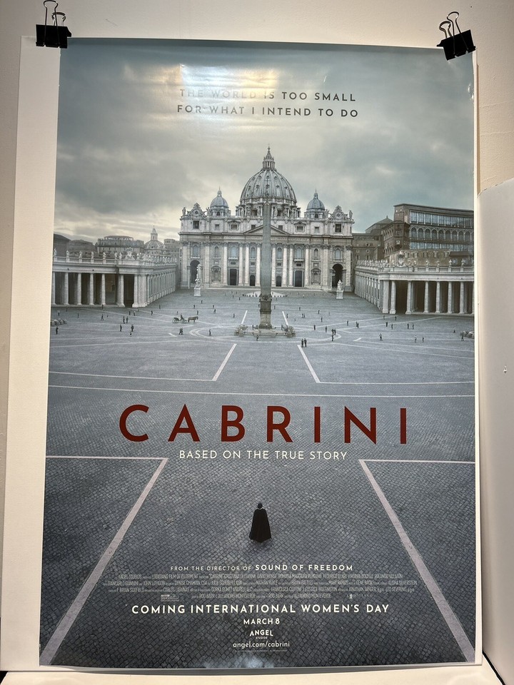 Cabrini Official Theatrical Movie Lobby Poster Double-Sided 27x40 | eBay
