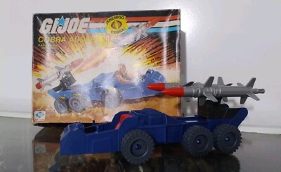 Vintage GI JOE COBRA ADDER Vehicle Set Plastirama Argentina Boxed 1980's 