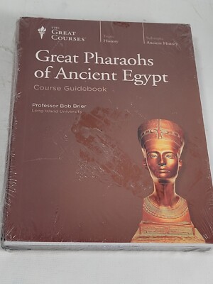 Great Courses Great Pharaohs of Ancient Egypt By Prof Bob Brier Book and DVDs