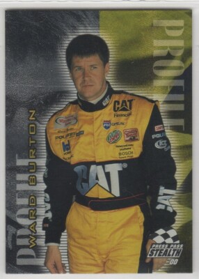 2000 Press Pass Stealth WARD BURTON Profile foil insert card #PR2