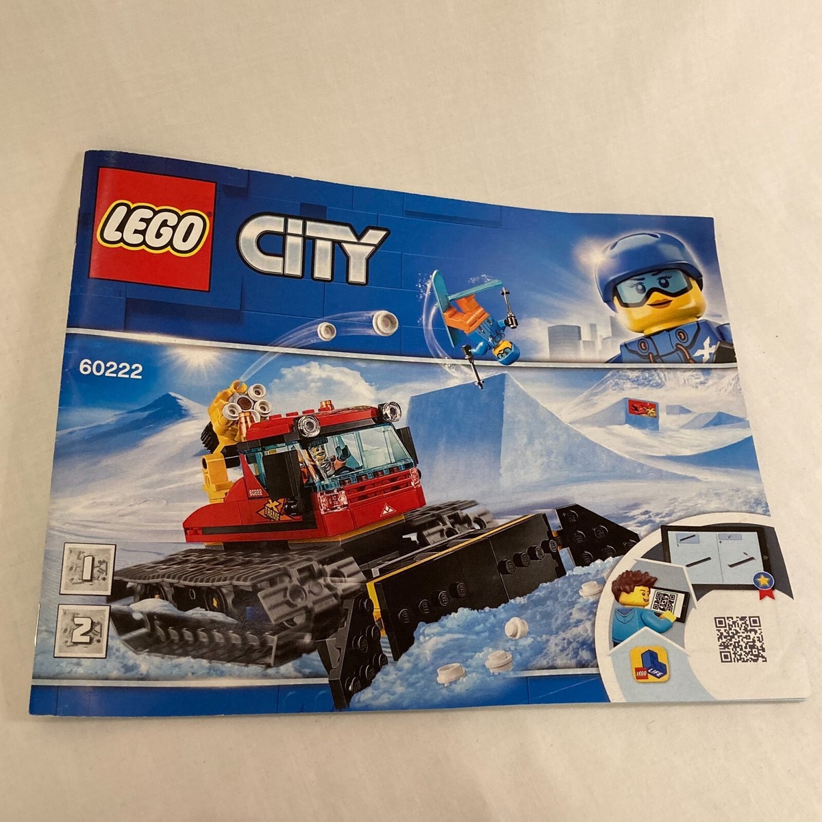 Lego City 60222 Snow Groomer Complete With Instructions and