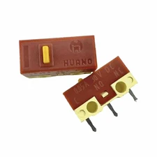HUANO Silent Yellow Dot Linear Mute 20M Mouse Micro Switch (4 Pieces) US Stock