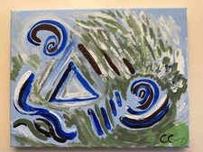 "Ethereal Echoes" - Acrylic on Canvas, 11" x 14"