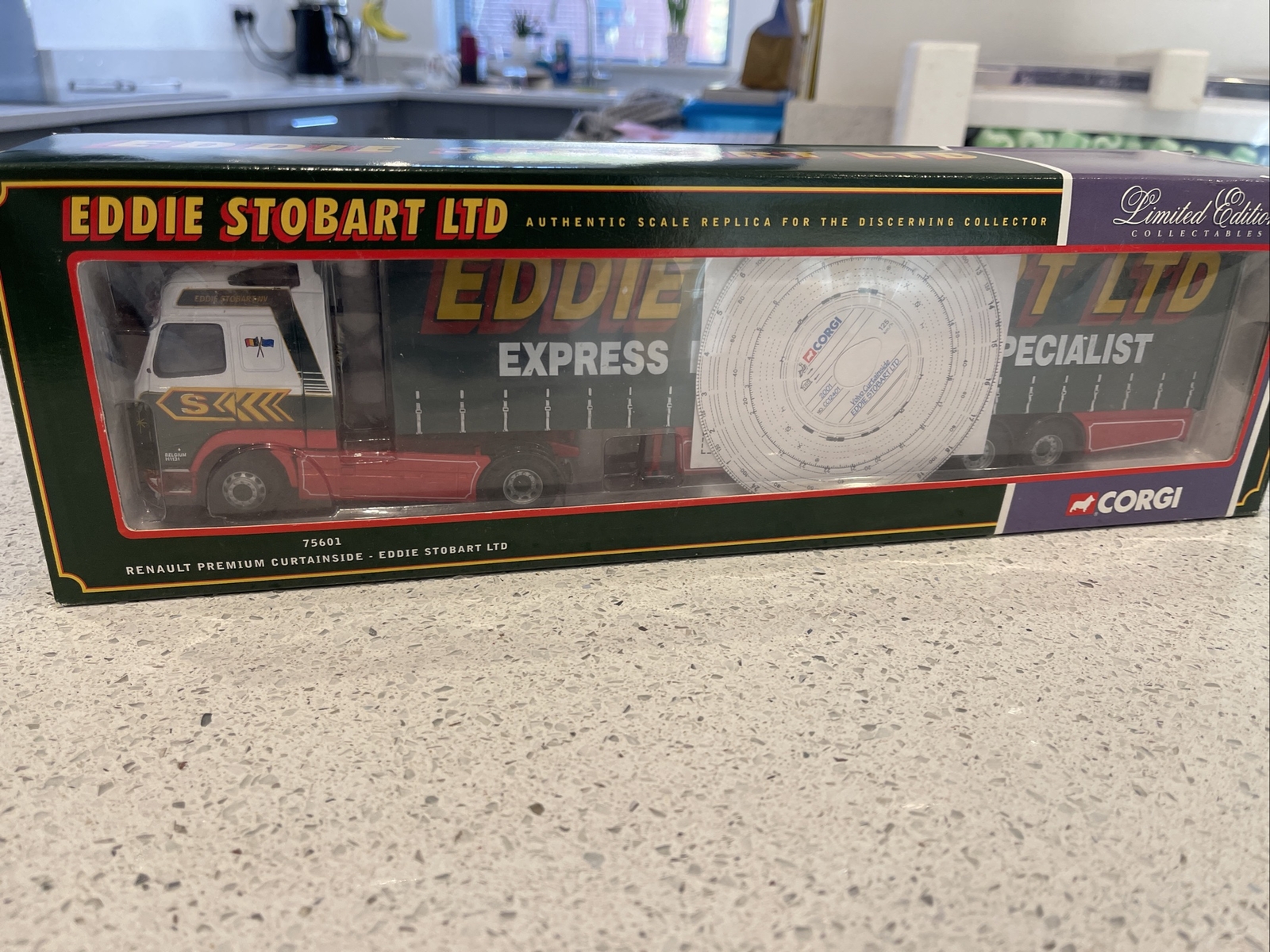 Miniature Corgi 1/50 – 75804 – MAN Curtainside – Eddie Stobart Ltd – Diecast – Occasion