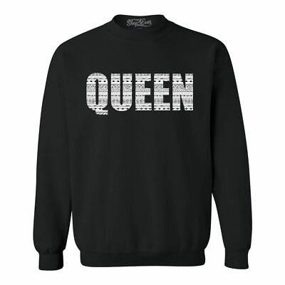 Queen African Pattern Style Crewnecks Africa Sweatshirts