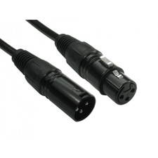 Image of Microphone Speaker Lead Mic Cable / XLR Patch Lead Balanced Male to Female Plugs