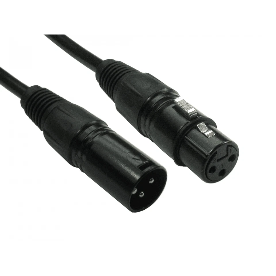 JSUNIVERSE Microphone Speaker Lead Mic Cable / XLR Patch Lead Balanced Male to Female Plugs