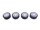 ALEZAN MODELS . ACCESSORIES 1/24 . RONAL A1 WHEEL SET OF 4 WHEELS. 4 NUTS .