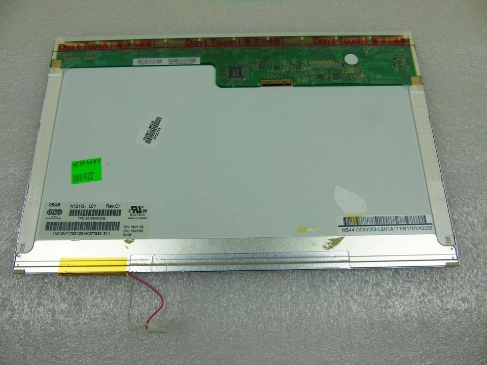 Pantalla brillante CHI MEI N121I3-L01 Rev.C1 LCD WXGA 12,1" - FRU 13N7180 Foto 2 de 4