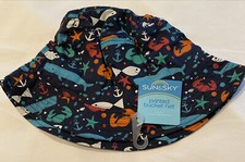 Sun  Sky Kids Printed Bucket Hat New