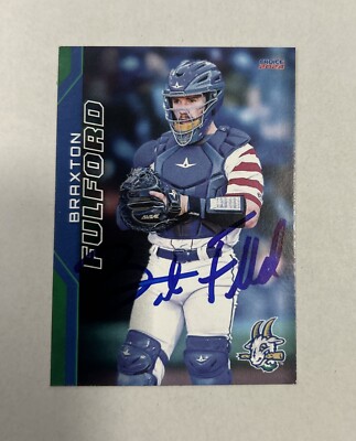 Braxton Fulford Autographed 2024 Hartford Yard Goats Team Set - Rockies ...