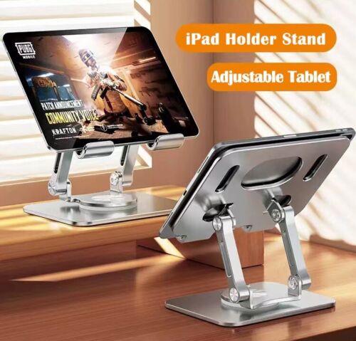 Rotation pivotante 360° pour iPhone iPad support de téléphone portable tablette support de bureau - Photo 2 sur 8