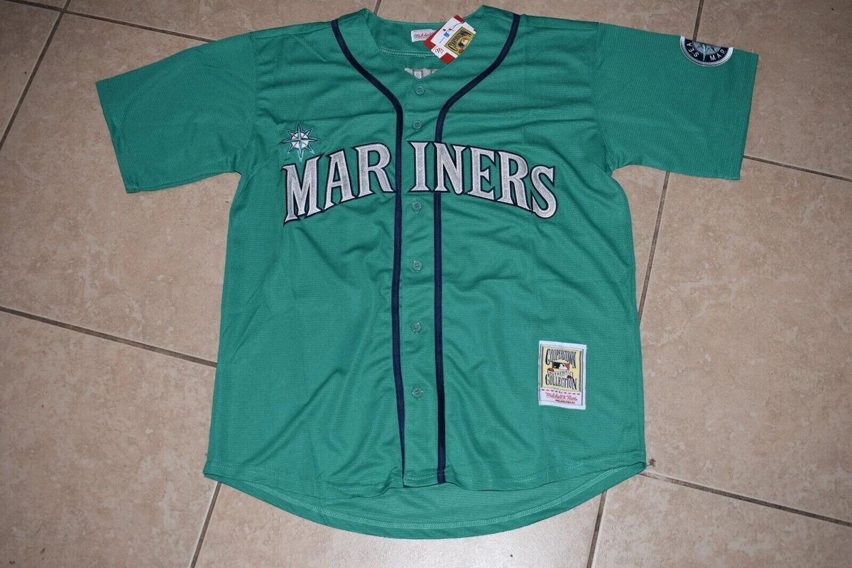 Ichiro Suzuki Seattle Mariners #51 Teal Green THROWBACK Jersey XL