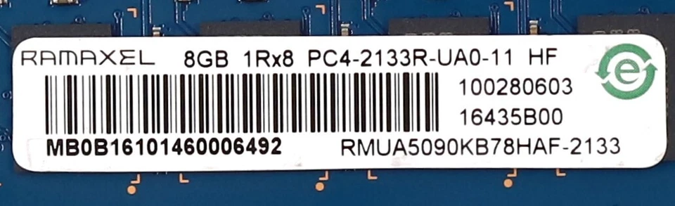 Ramaxel 8GB 1Rx8 PC4-2133R-UA0-11 NON-ECC Unbuffered Memory RMUA5090KB78HAF-2133 - Image 4 of 4