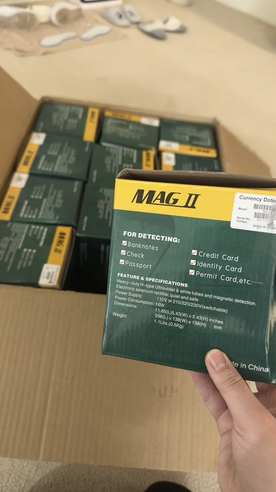 Lote - 12 Mag II 4 en 1 Autenticador de Moneda Luz UV y Blanca R-2 Foto 4 de 4