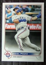 2022 Topps #649 Yohel Pozo RC - Texas Rangers
