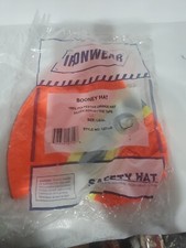 Booney Orange Hat, Hi Viz Reflective Tape 2E 