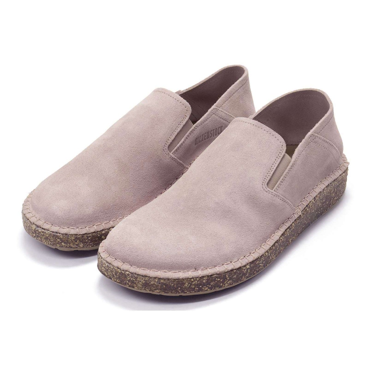BIRKENSTOCKカランCallanスウェード スリッポン紺バブーシュ美品 BIRKENSTOCKカランCallanスウェード スリッポン紺バブーシュ美品