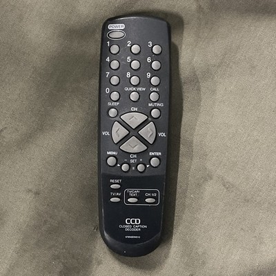 REMOTE CONTROL - CCD closed caption decoder TV text mute sleep call quickview