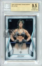 Chyna 2020 Topps Transcendent WWE Collection Card #10 /50 BGS 9.5