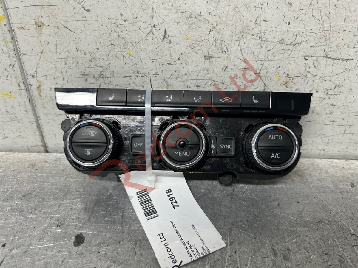 SKODA OCTAVIA 5E VRS 2012-2017 Digital Climate Control Panel 5E0907044AC