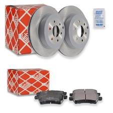 Febi Bremsscheiben hinten Ø308mm + Beläge für Nissan Pathfinder III R51 + BR