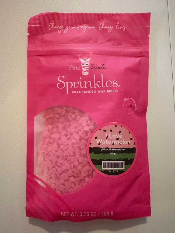 Pink Zebra Soy Wax Melts Sealed Bag 3.75oz-I love Watermelon
