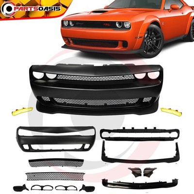 For 2015-2023 Dodge Challenger Hellcat Front Bumper Cover Primed Replacement