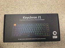 Keychron J1 Low Profile 75 Wireless Mechanical Keyboard, Brown Tactile Switches