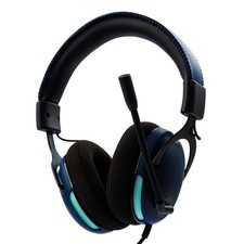 Gaming 3.5mm and USB-A Headphones with Microphone (Dark Blue)