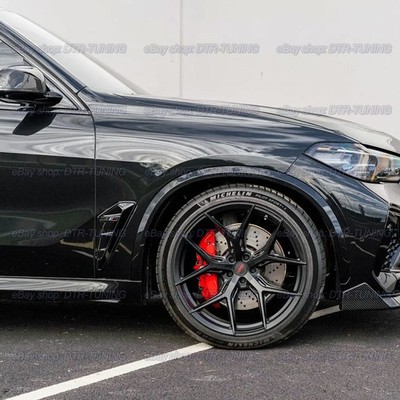 For 2019-2023 BMW G05/F95 X5 M Gloss Black Side Fender Vents Replacement Trim