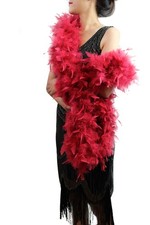 Turkey Chandelle Feather Boa 72" 80 gram Burgundy 80g