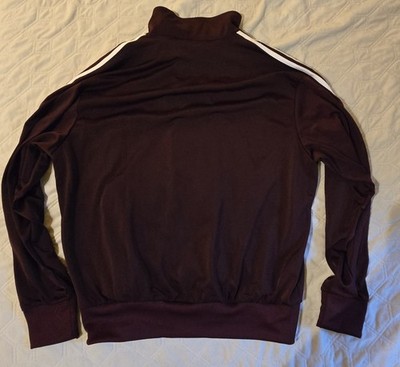 adidas Firebird Track Jacket Size L Mens Maroon Adicolor Originals 