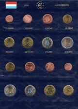 Luxemburg KMS 2005 Kursmünzensatz 1 Cent - 2 Euro bankfrisch/unzirkuliert