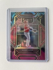2022 Panini Select Diamond Level Alejo Lopez #221 Cosmic Prizm SP RC