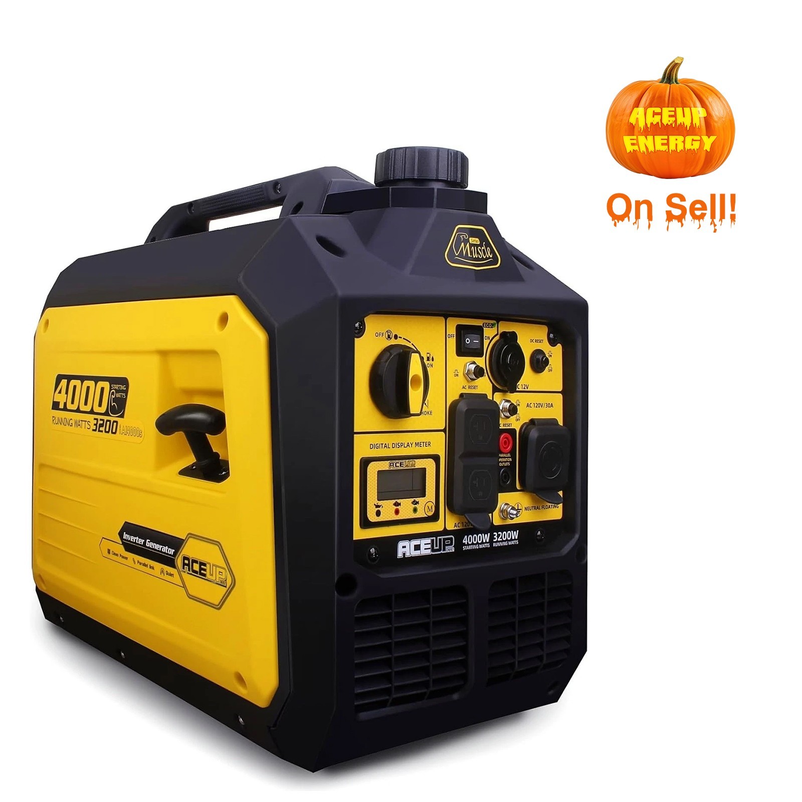 Halloween Sale/ Aceup Energy Generator 1200W 1500W 2500W 4000W 4500W 6500W 8000W