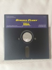 DISK ONLY Strike Fleet Naval Task Force Simulator Commodore 64 128 Lucasfilm