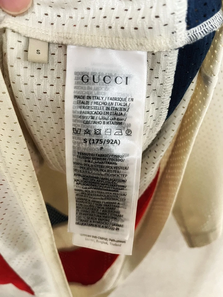 Gucci Mesh Varsity Hoodie Men Size S - Image 4 of 4