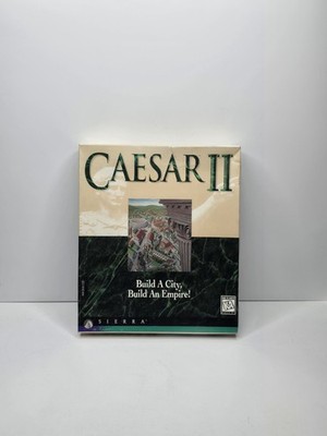 SIERRA CAESAR II 2 WINDOWS 95 CD BIG BOX PC 1995 BRAND NEW FACTORY SEALED