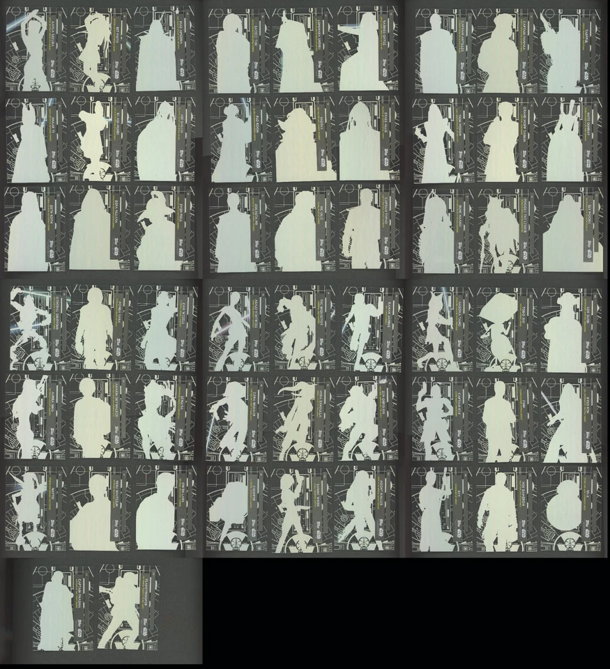 2015 Star Wars High Tek Form 2 Pattern 2 Complete 56 Card Set - Image 2 of 4