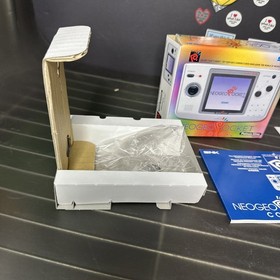 NEO GEO POCKET COLOR Console Solid Silver - BOX And Manual ONLY!! No Device!!