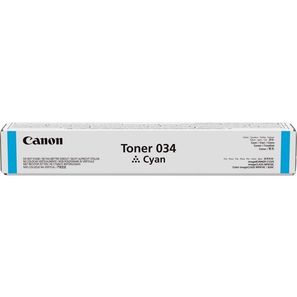 Canon 034C Tonerkartusche 9453B001 Cyan FüR Canon Imageclass Mf810Cdn-image